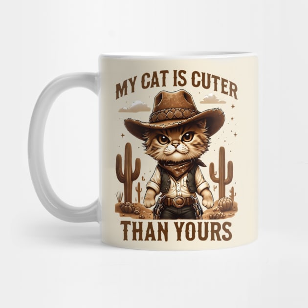 My-Cat-Is-Cuter-Than-Yours by Creatifly Graphic Tees